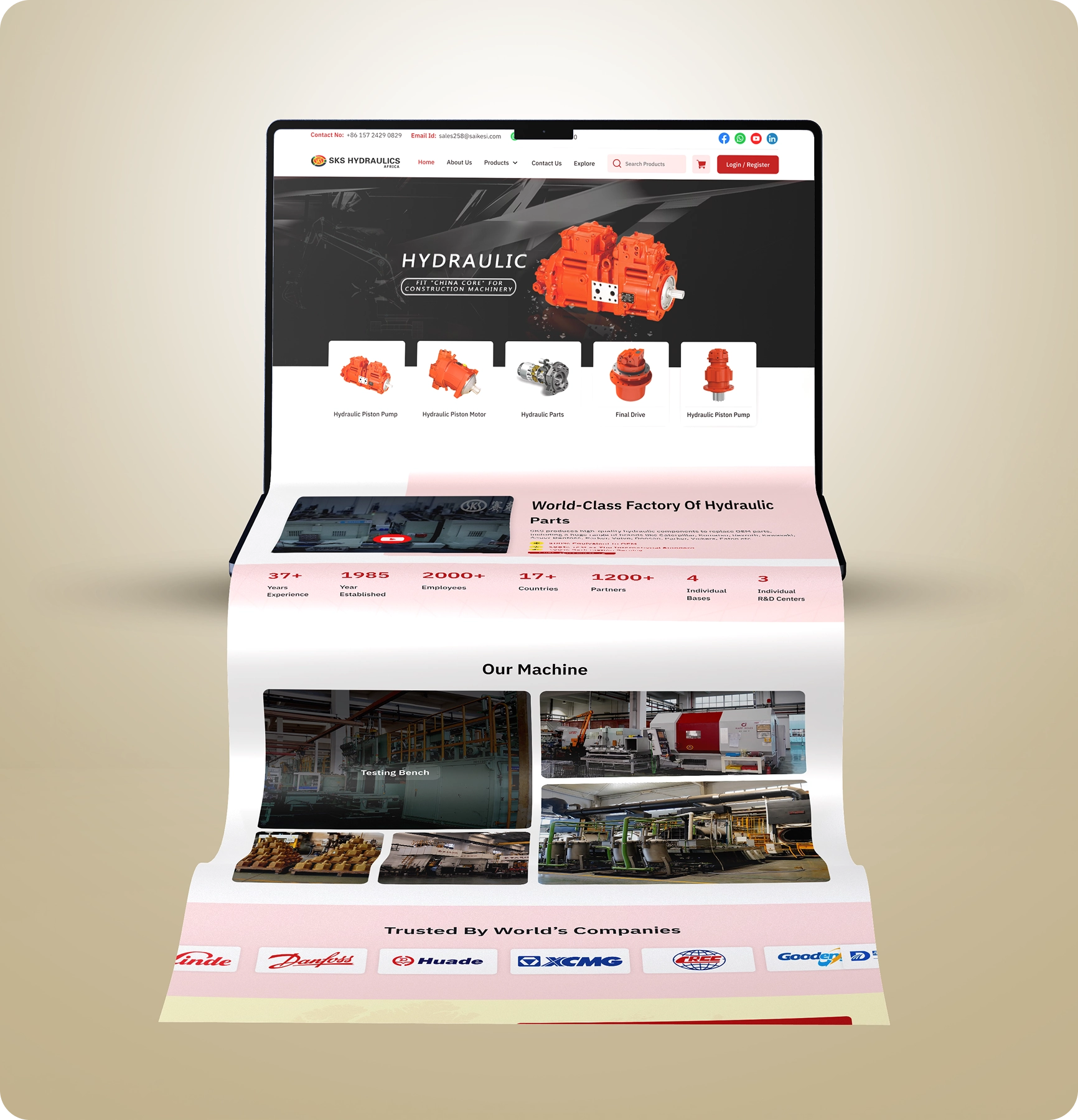SKS-HYDRAULICS brand identity project