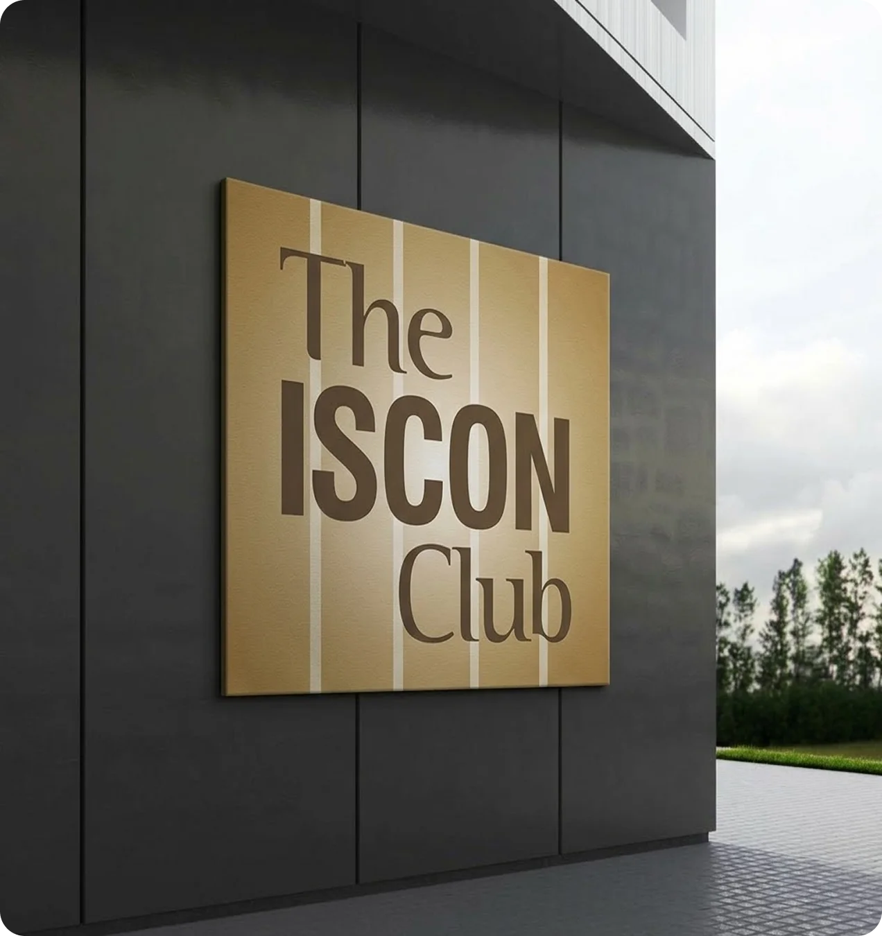 The Iscon Club branding and design showcase