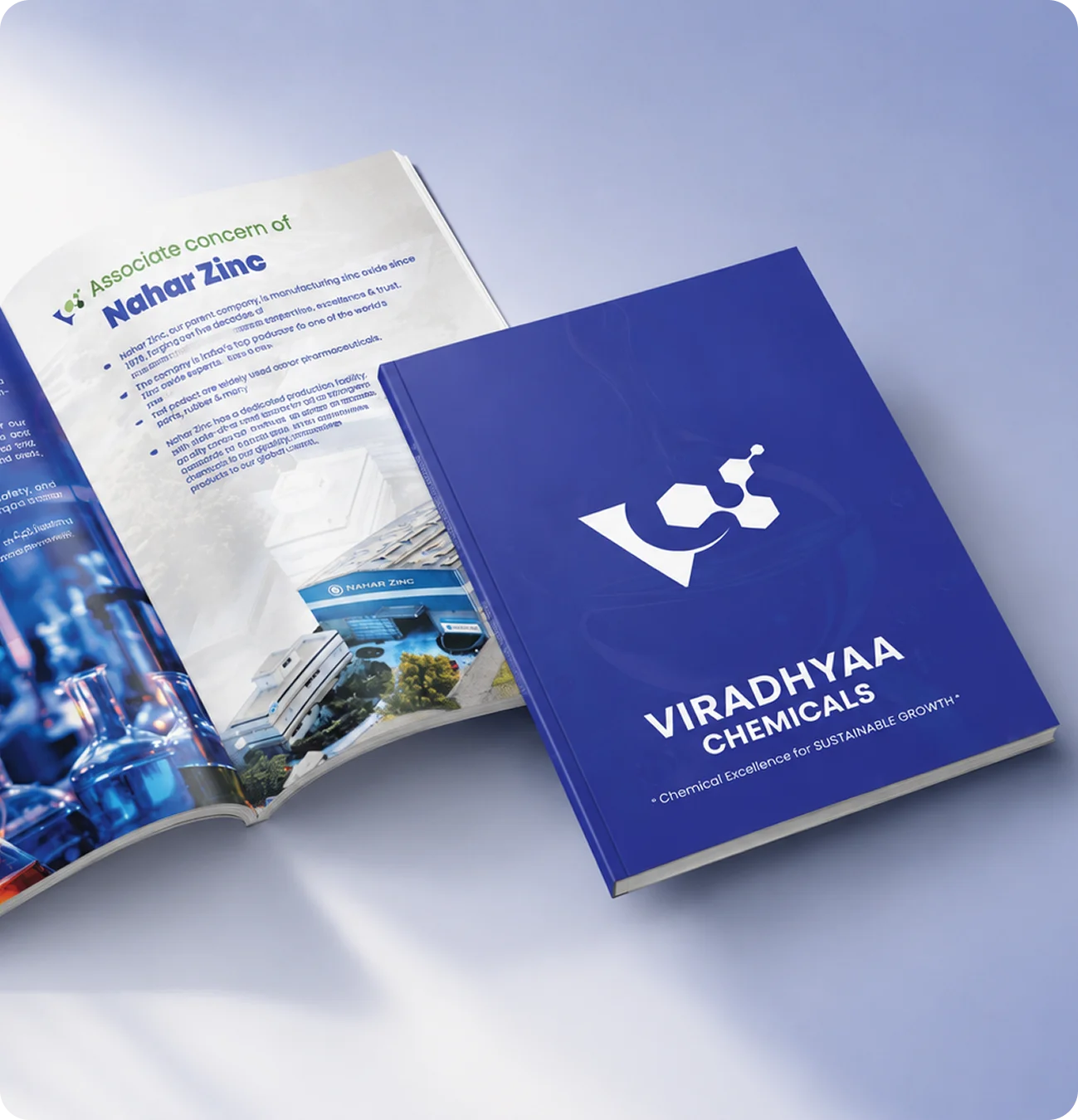 Viradhya Chemicals branding and design showcase