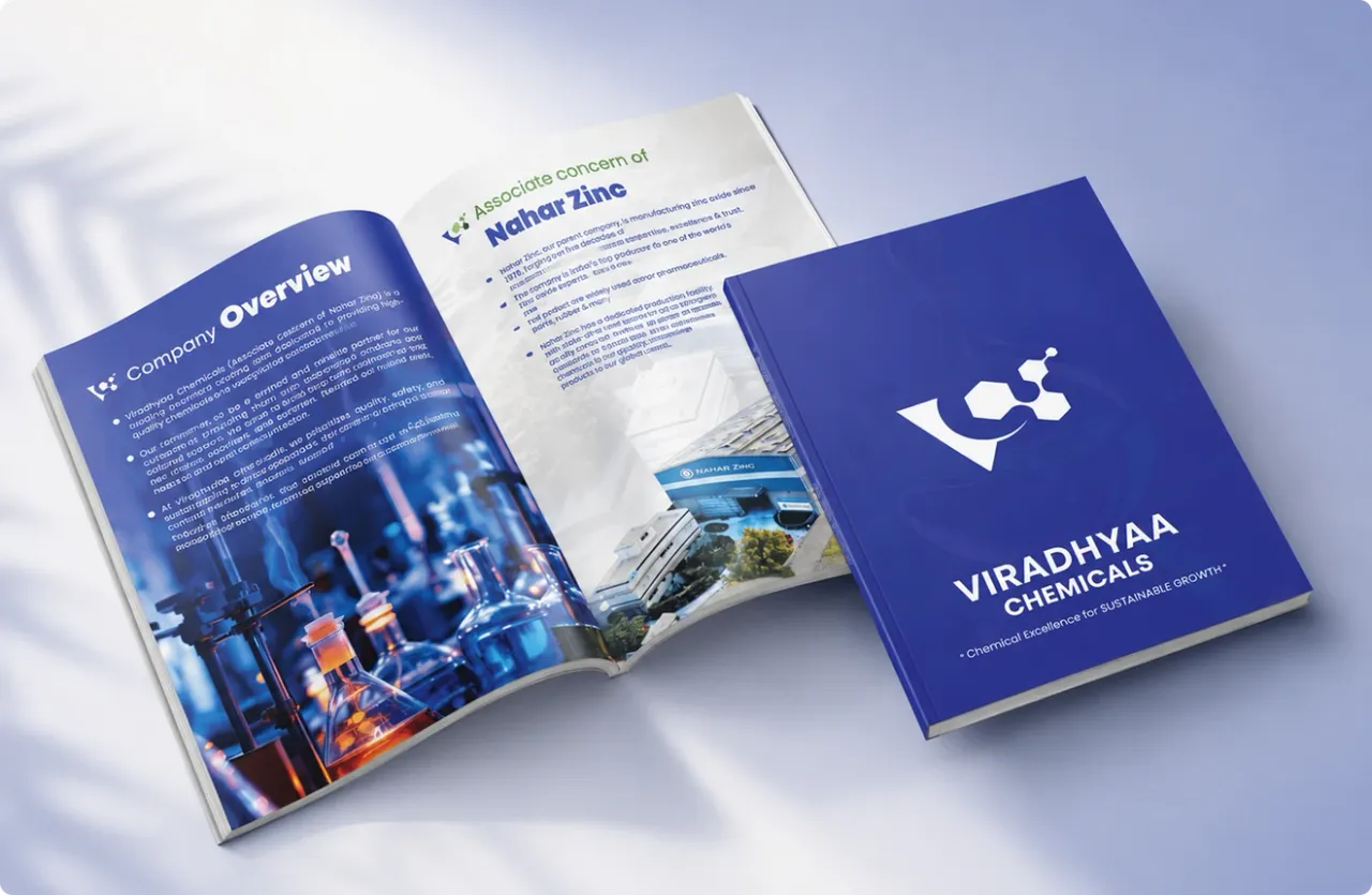 Viradhya Chemicals branding and design showcase
