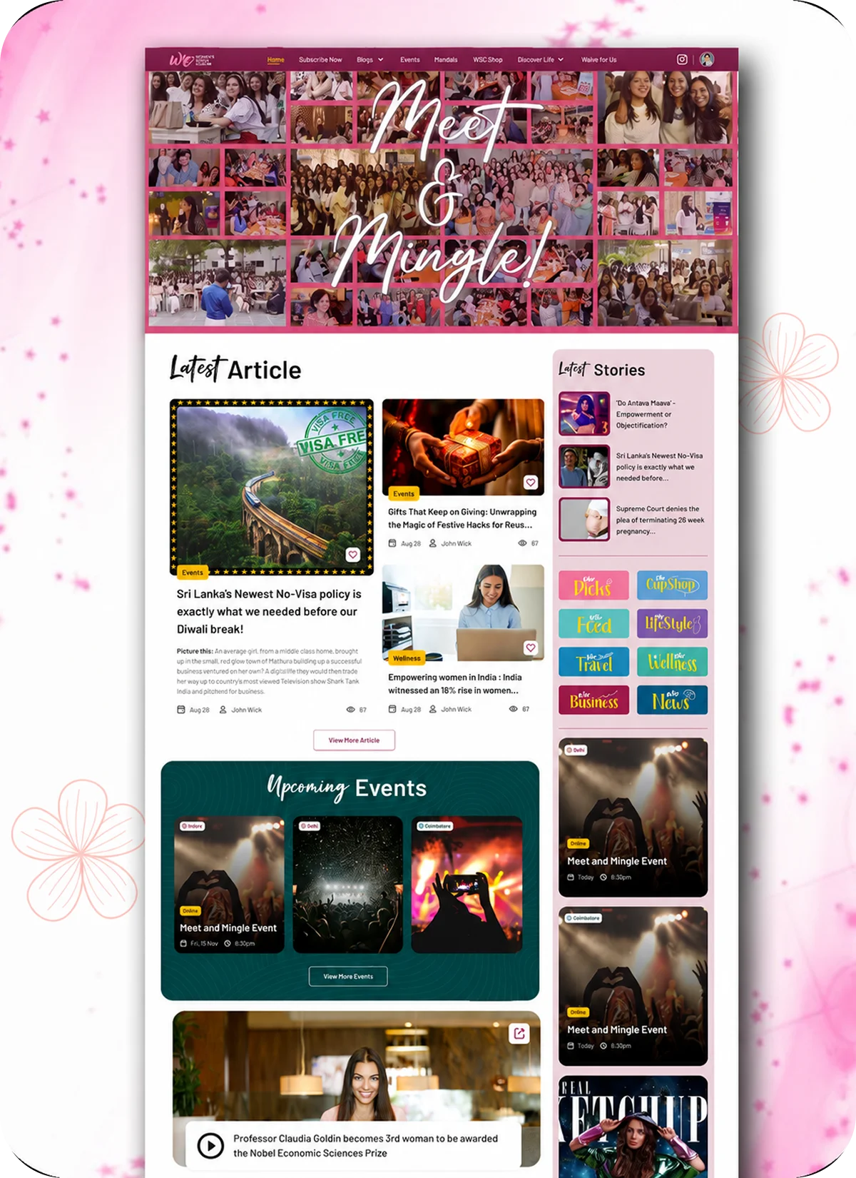 Article design card