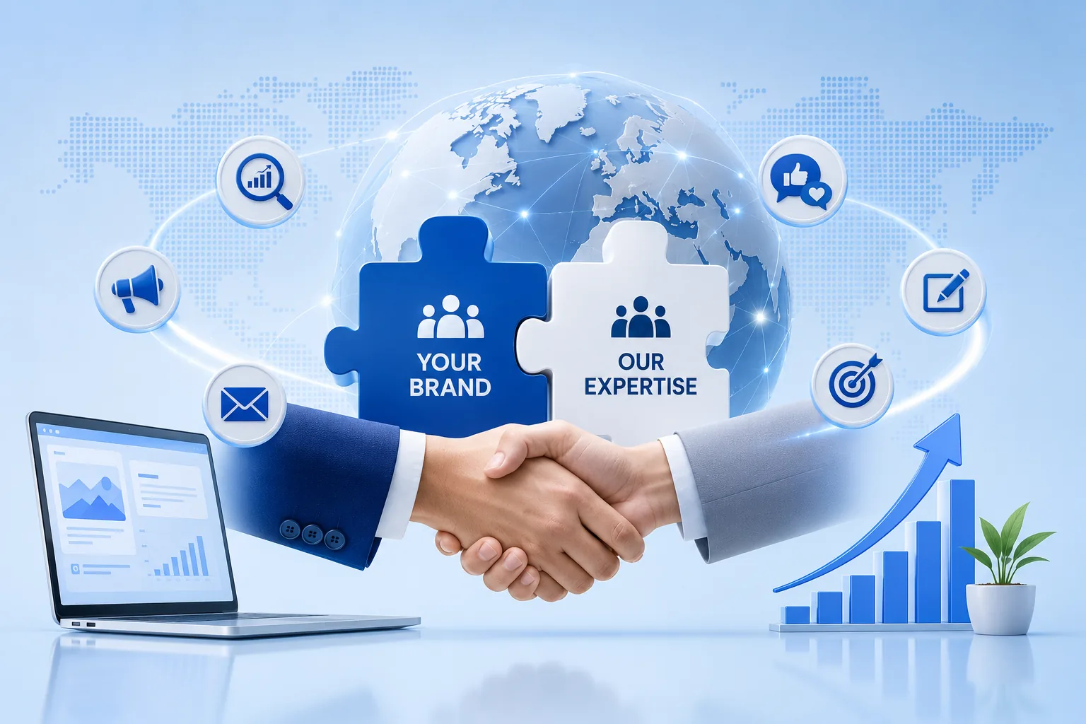 AIS Innovate delivering white label digital marketing services across industries worldwide, including the US, UK, UAE, Canada and India
