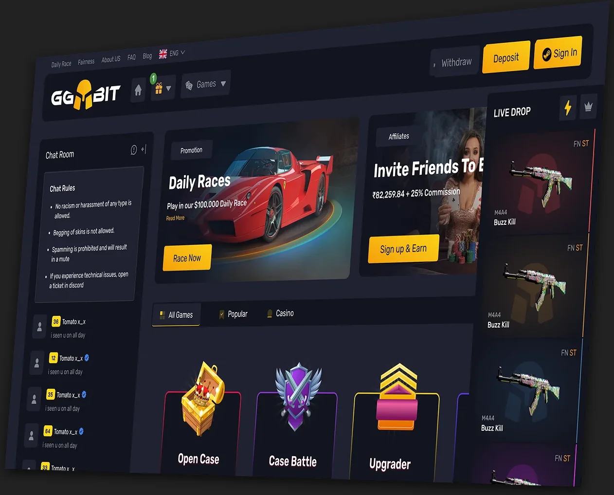 GGBit web design by AIS Innovate